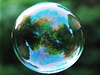 Velká bublina - ilustraní foto.