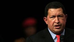 Venezuelský prezident Hugo Chavéz v Caracasu