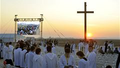 Druhý den návtvy papee Benedikta XVI. v esku