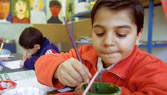 Podle průzkumu Ligy lidských práv z roku 2005 studuje na praktických základních školách až 75 procent romských dětí.