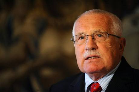 Prezident Václav Klaus.