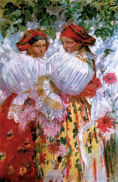 Obraz Dívky v kv�tech