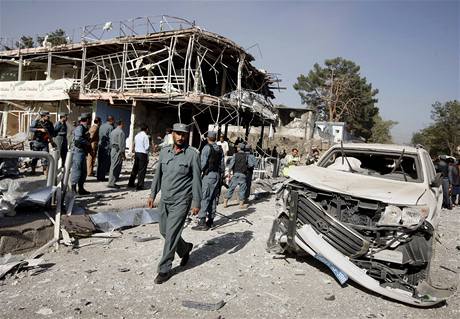 Exploze v Kábulu.