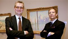 Prezident paíského muzea Orsay Guy Cogeval a John Buchanan