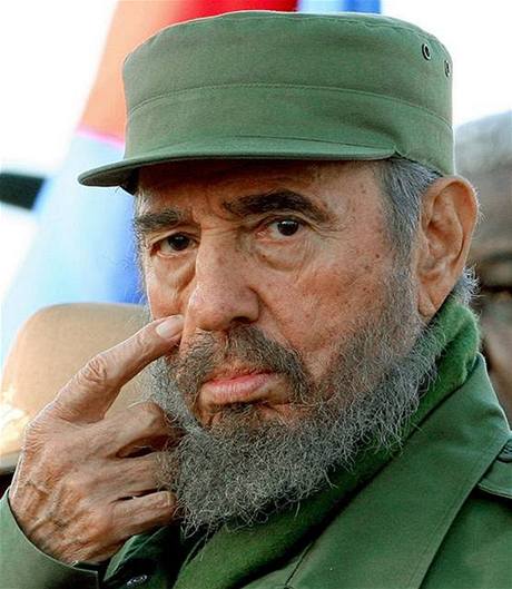 Fidel Castro na snímku z února 2006.