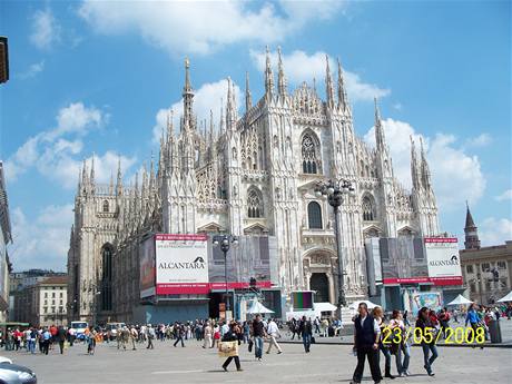 Milán - gotická katedrála.