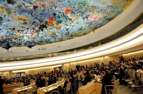 Zasedání Rady OSN pro lidská práva v enev
