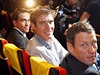 Zleva: Contador, Andy Schleck a Armstrong.