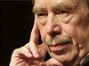 Vclav Havel na tiskov konferenci k 20. vro politickho pevratu v eskoslovensku.