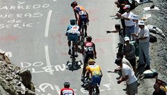 �ábelské stoupání na Col du Tourmalet.