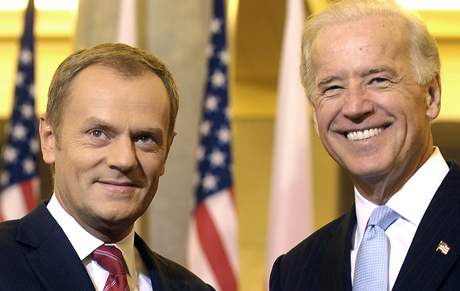 Donald Tusk a Joe Biden