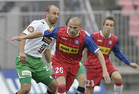 Utkání 12. kola první fotbalové ligy 1. FC Brno - FK Baumit Jablonec 24. íjna v Brn.