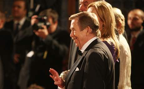 Václav Havel s manelkou Dagmar