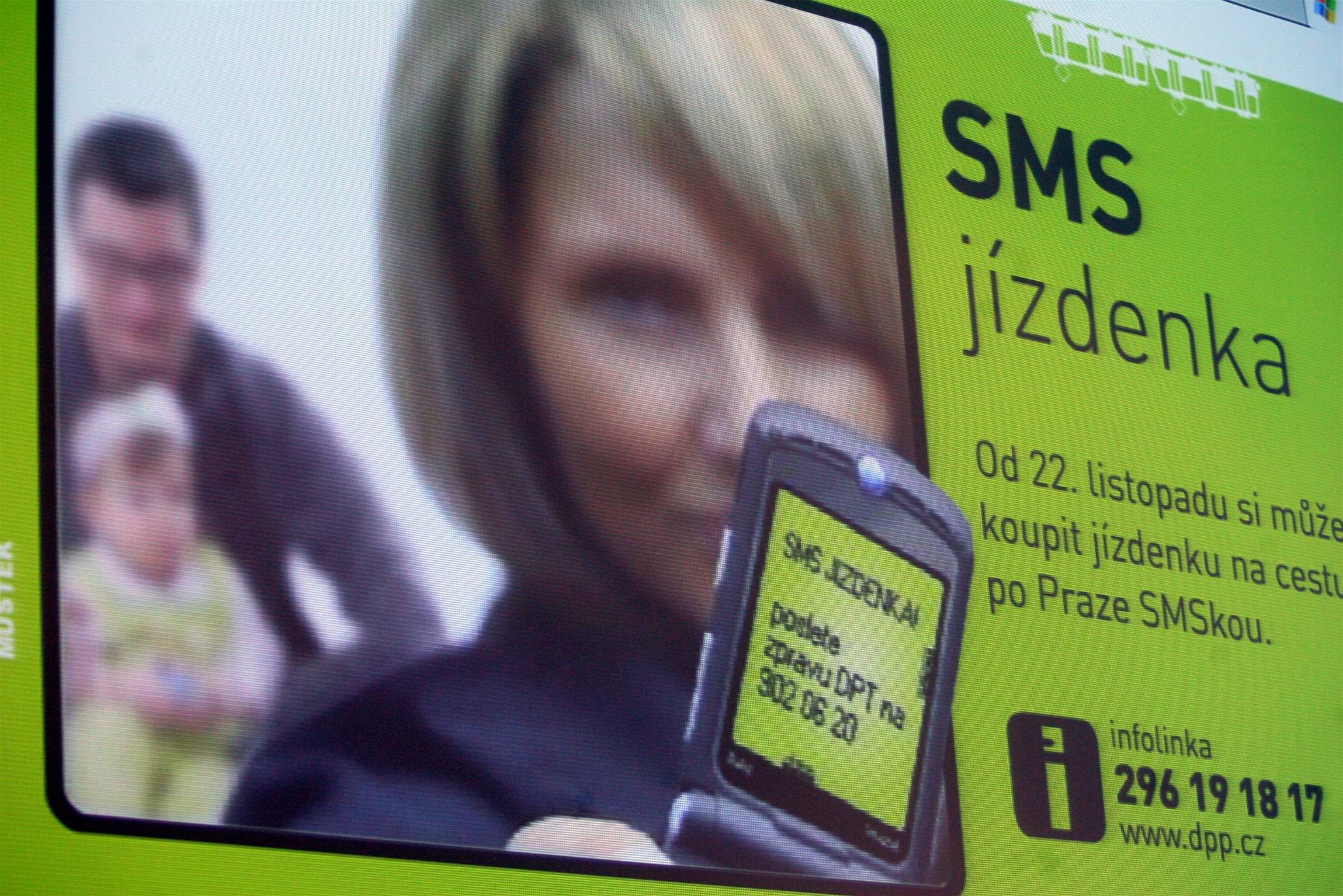 SMS jízdenka