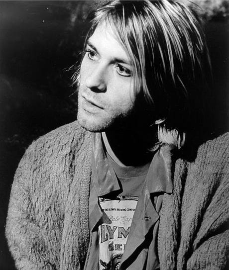 Zpvák kapely Nirvana Kurt Cobain