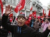 Píznivci komunistické strany si v Rusku na Rudém námstí pipomnli bolevickou revoluci 7. listopadu