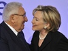 Hillary Clintonová a Henry Kissinger v Berlín