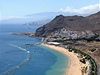 Plá na panlském ostrov Tenerife.