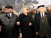 Michail Gorbaov, Angela Merkelová a Lech Walesa