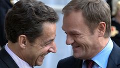 Nicolas Sarkozy a polský premiér Donald Tusk se setkali v Paíi