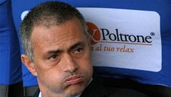 Nespokojený kou Interu José Mourinho.