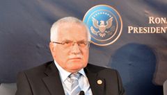 Václav Klaus na konferenci v USA