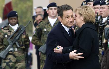 A. Merkelová a N. Sarkozy slaví výroí konce první svtové války