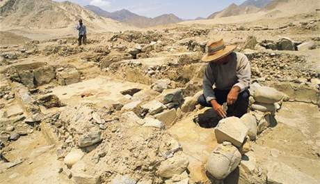 Ilustraní foto: Peruánské vykopávky