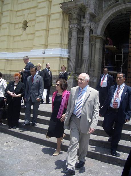 Václav Klaus na návtv Peru