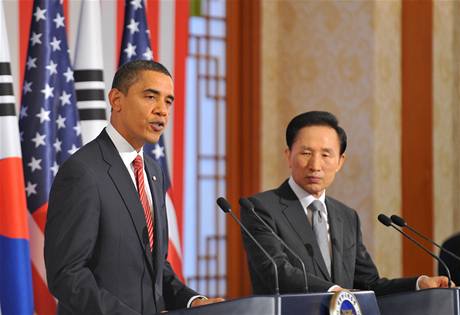 Barack Obama v Soulu.