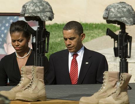 Americký prezident Barack Obama na základn Fort Hood