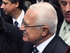 Prezident Václav Klaus se na Národní tíd setkal se svými nadenci i odprci.