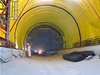 Výstavba elezniního tunelu u Jablunkova