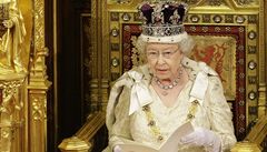 Tradiní projev v parlamentu pronesla královna Albta II.
