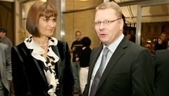 editelka eské miss Michaela Maláové a politik Petr Hejma.