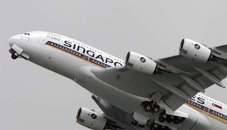 Airbus A380 spolenosti Singapore Airlines 