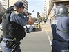 Policie v Johannesburgu musí být neustále ve stehu.