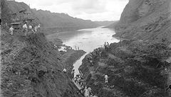 Stavba Panamaského pr�plavu - �íjen 1913