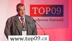 TOP 09 zahájila předvolební kampaň. Schwarzenberg vyzdvihl důchody