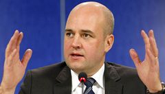 �védský premiér Frederik Reinfeldt