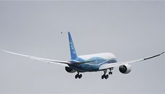 Boeing 787 Dreamliner poprv peletl ocen