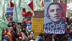 V Kodani bojuje za záchranu klimatu Zem� 60 tisíc lidí. 