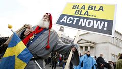 V Kodani bojuje za záchranu klimatu Zem� 60 tisíc lidí. 