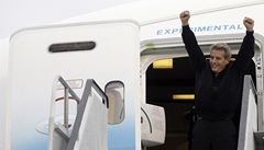 Nový typ Boeingu 787 Dreamline dnes úsp�n� uskute�nil první zku�ební let.
