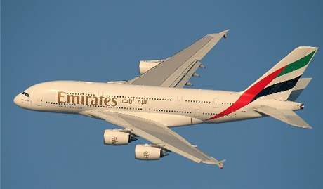 Letadlo dubajských aerolinek Emirates