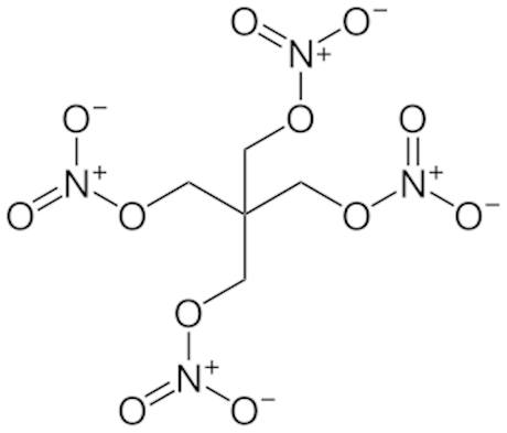 Pentrit - vzorec.