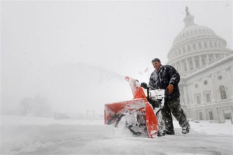 Sněhová nadílka ve Washingtonu D.C.