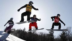 Ilustaní foto - snowboardcross. 