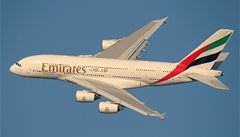 Letadlo dubajských aerolinek Emirates