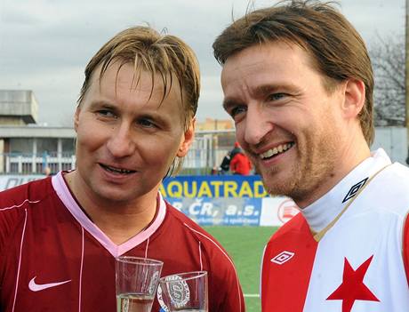 Horst Siegl a Vladimír Šmicer. 